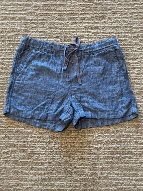 EUC Caslon Drawstring Linen Shorts XS